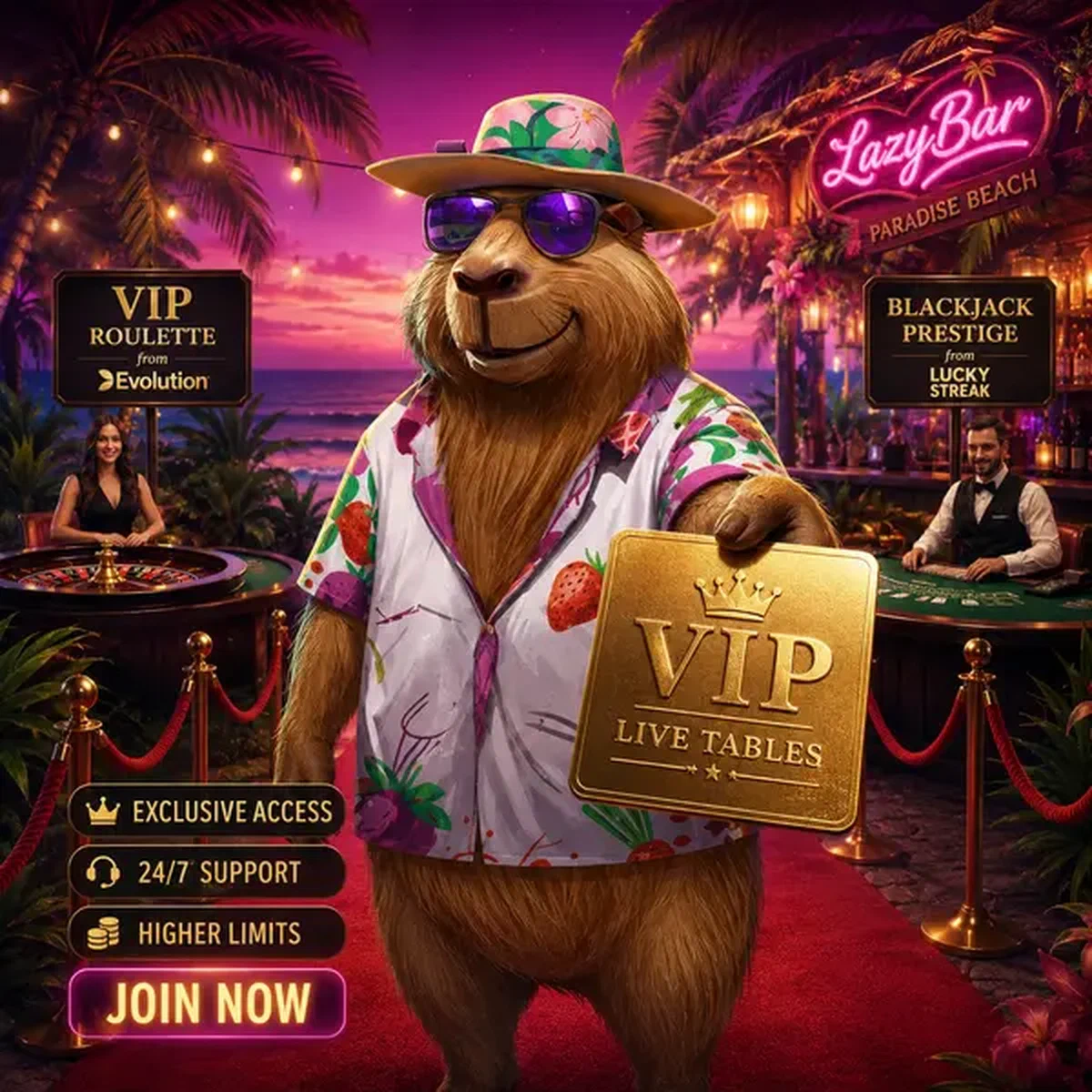 Tavoli Live VIP e Supporto Dedicato per i Livelli Gold e Platinum accolgono gli high-roller all'azione esclusiva del casinò live